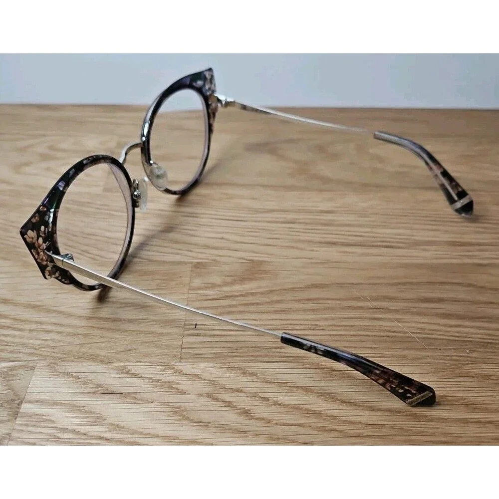 ZAC POSEN Truvy Browline Cat Eye Metal And Plastic Full Rim Frames Only